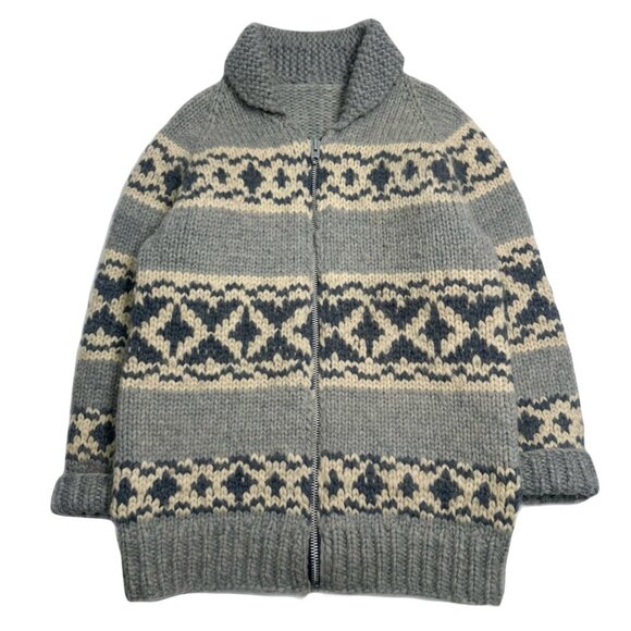 Vintage Other - Vintage Cowichan Knit Pattern Sweater